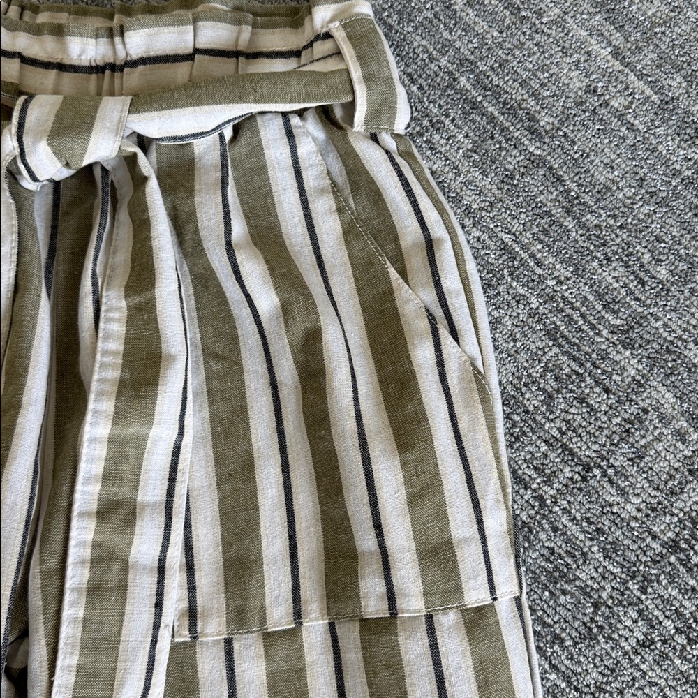 Ci Sono Linen Collection Striped Pants - Picture 2 of 5
